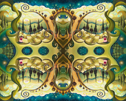 Here and There Abstraction Image
