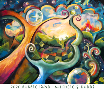 Bubble Land Painting