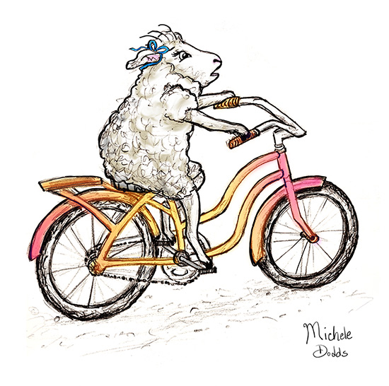 Dews Bicicle Illustration