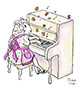 Maggie Sheep Piano Thumb