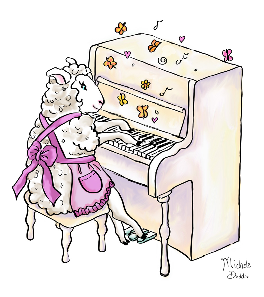 Maggie Sheep Plays Piano