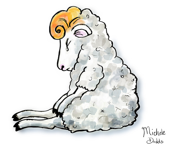 Sad Sophie Mom Sheep