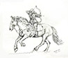 Horse Archer Drawing Thumb