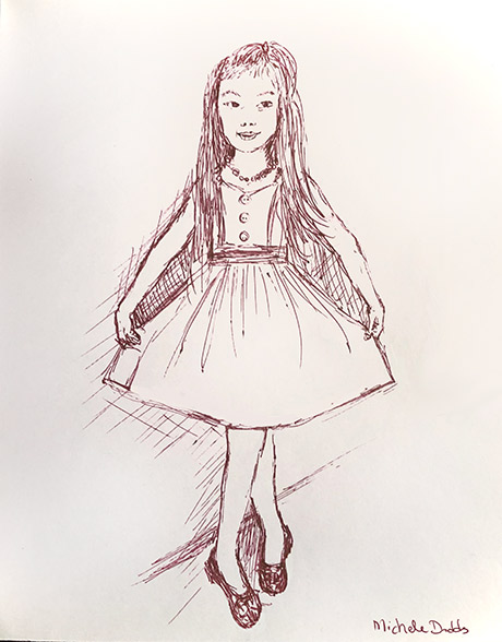 Pretty Dress Drawing