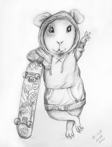 Guinea Pig Drawing Image
