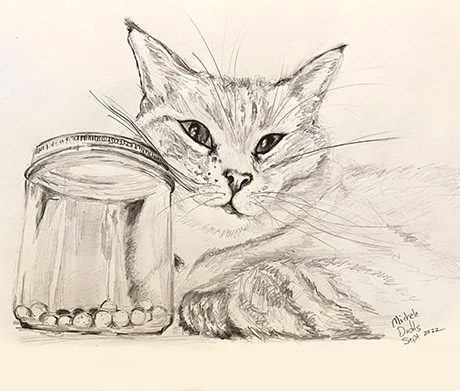 Winchesters Jar Drawing