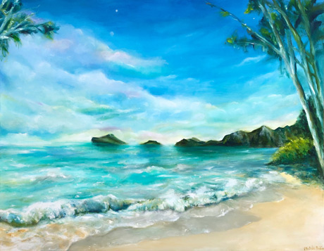 Bellows Beach Painting