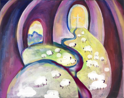 My Sheep  Painting
