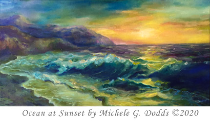 Ocean Sunset Image
