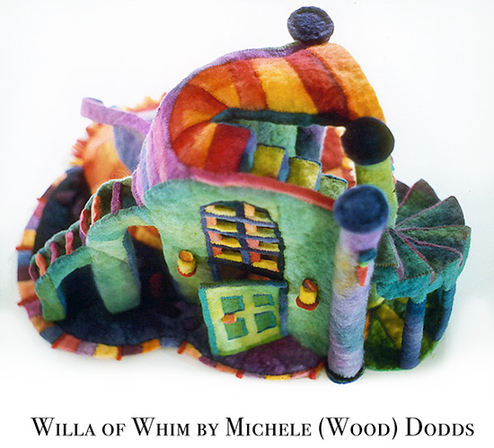 Handmade Fiber Felt Sculpture