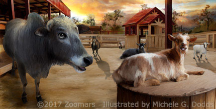 Cow and Goat Image