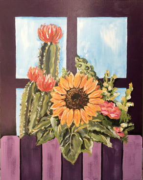 Sunflower Window