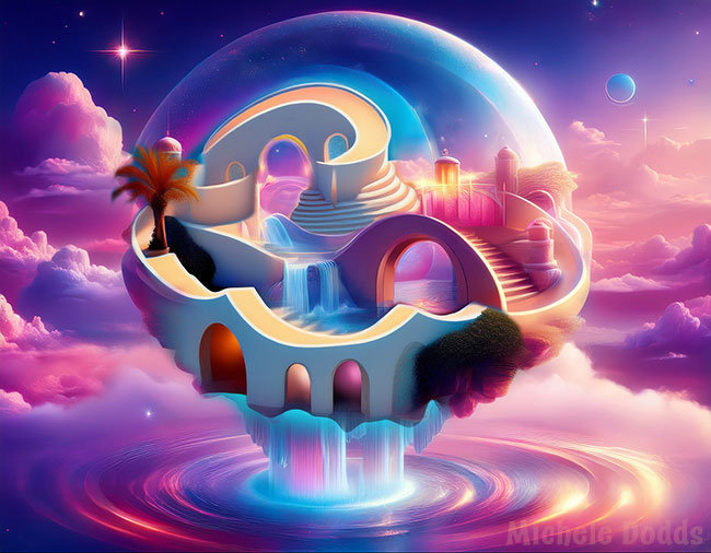 Island Floating Image