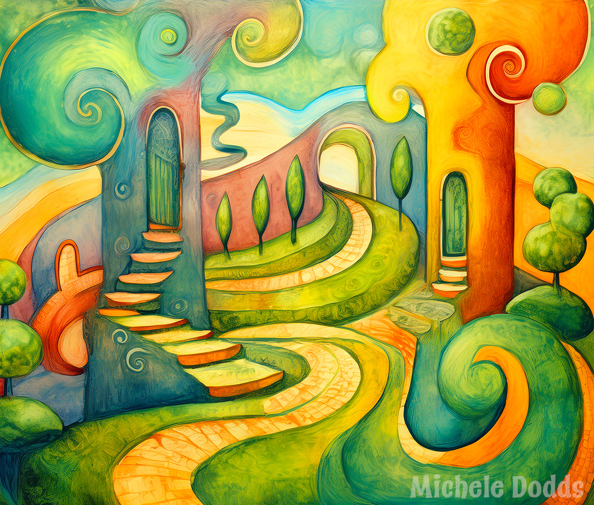 Michele Dodds Tree Swirls Image