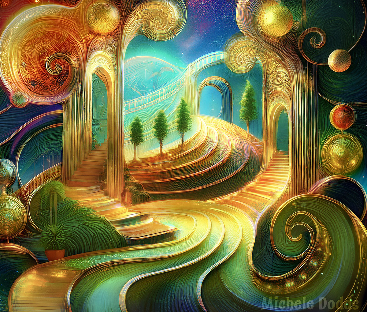 Michele Dodds Swirl Pine Image