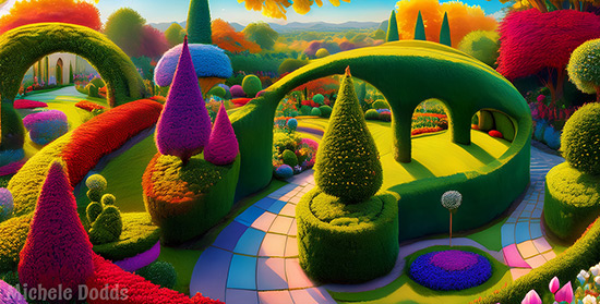 Whimsical Garden Real Image