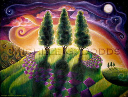 Three Trees Painting