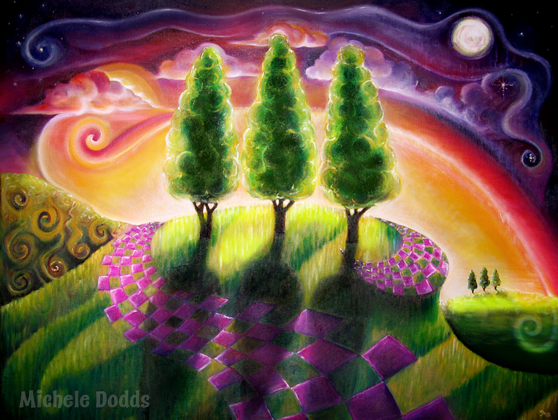 Three Trees Painting