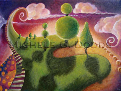 Whirly World Painting