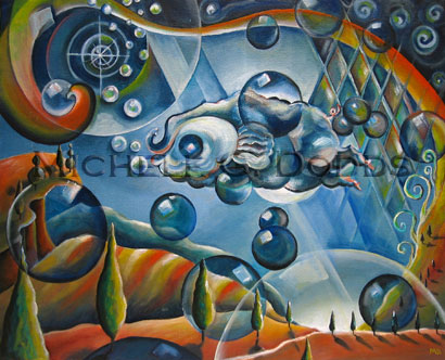 Fish Pig Painting
