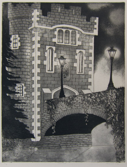Castle Etching