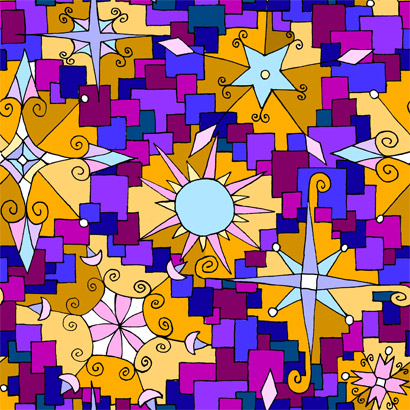 StarSwirls Fabric