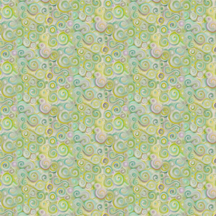 Green Swirl Fabric