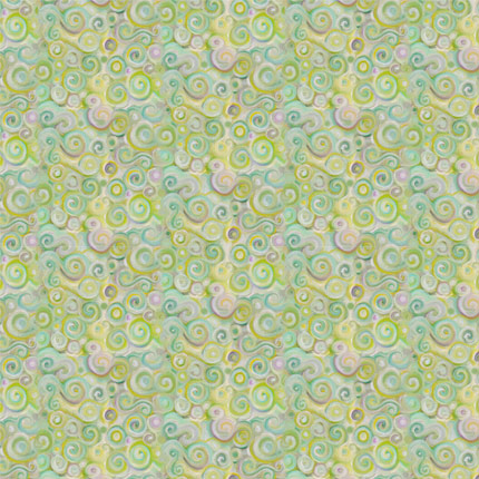 Green Swirl Fabric