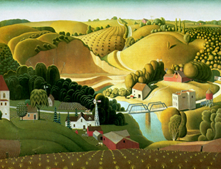 Grant Wood Painting